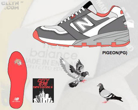 New Balance 575 Pigeon x Staple Design