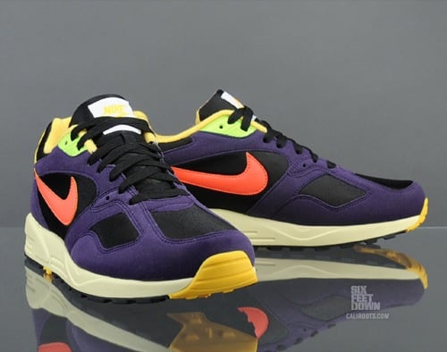 Nike Air Base II VNTG ‘Black/Light Wild Mango-Varsity Maize-Imperial Purple’ | Now Available