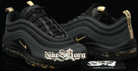 nike 97 black and gold