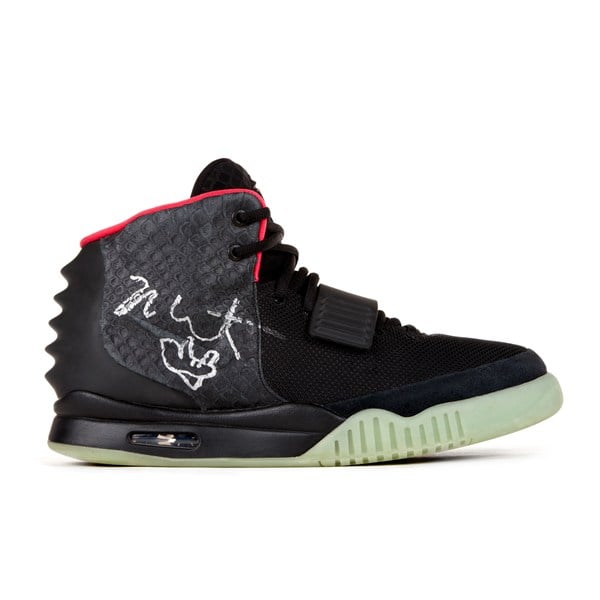 Nike Air Yeezy 2 'Mismatch' Sample Signed by Kanye West, Size 12, Scarce  Air, 2021