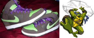 Nike Dunk SB Mid Donatello Sample