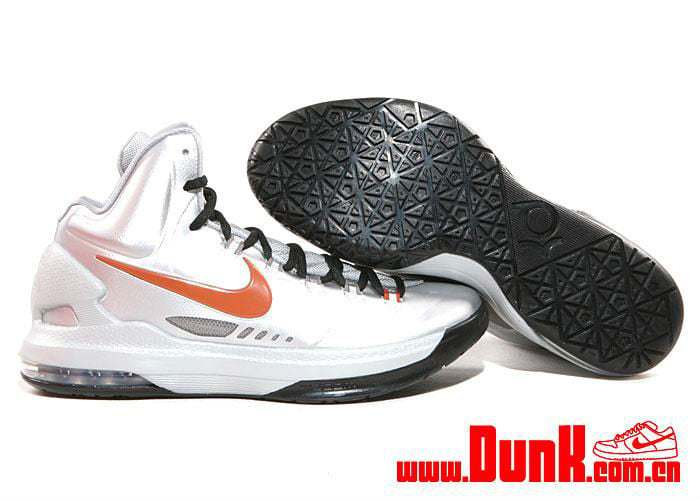 Nike KD V (5) ‘Metallic Silver/Desert Orange-Sport Grey-Black’