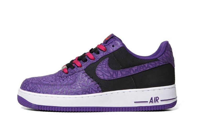 nike air force 1 purple and black