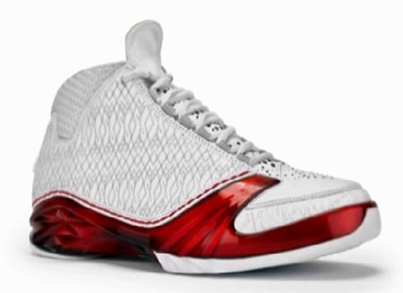 Air Jordan XX3 (23) White / Varsity Red – Metallic Silver