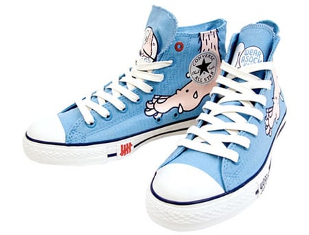 Undefeated “No Raw Dogs” Group x Converse Chuck Taylor x Bearbrick Boxset/Tee