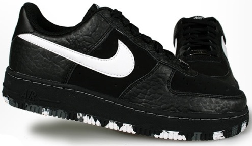 Nike Air Force 1 Lo Black-White/Camouflage (GS)