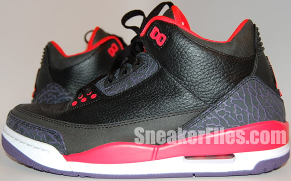 Air Jordan 3 (III) Bright Crimson 2013 Epic Look