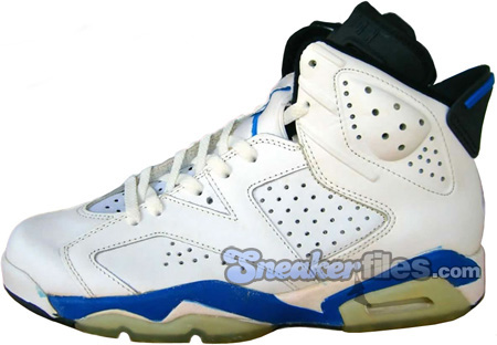 white and blue 6s