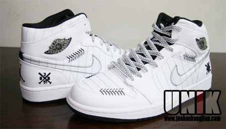 Air Jordan I (1) Opening Day Pack White / Black – Silver