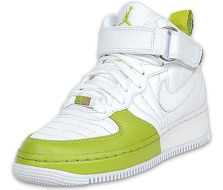 Air Jordan Force Fusion 12 White / Bright Cactus Kids