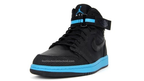 Air Jordan I High Strap Black/Orion-Blue Nylon – Detailed Shots