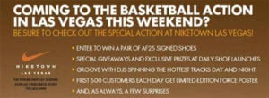 Niketown All Star Weekend Events Las Vegas