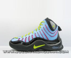 Womens Nike Air Bakin Retro Black/Blue/Yellow/Red