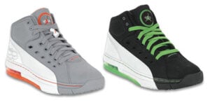 Finishline Exclusive Jordan Ol’ School Stealth Grey and Green Bean