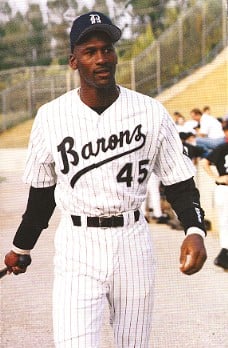 barons baseball michael jordan