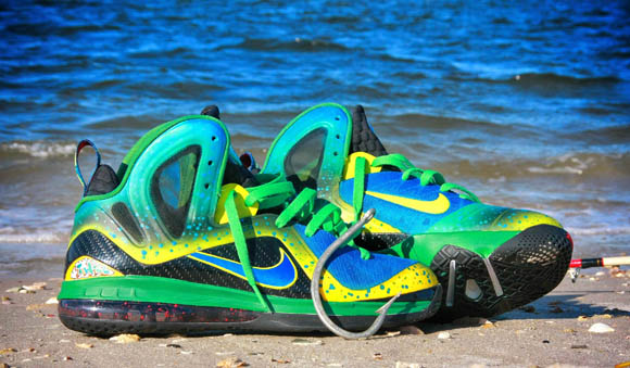 Mahi Mahi Nike LeBron 9 Elite by Twizz Customs