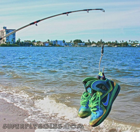 Mahi Mahi Nike LeBron 9 Elite by Twizz Customs