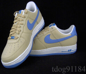 Nike Air Force 1 Linen/University Blue/White