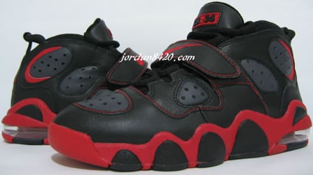 charles barkley shoes red and black