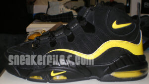 Nike Air Max Sensation Black/Yellow Detailed Look