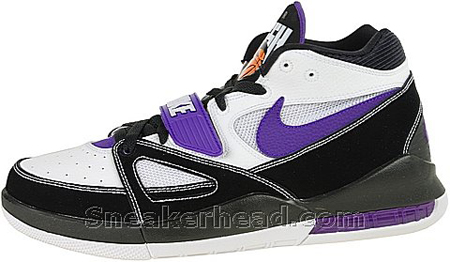 Nike Alpholution – White / Black – Varsity Purple – Orange Blaze