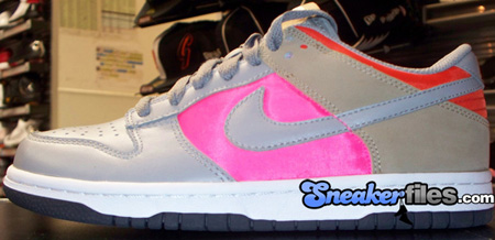 Nike Dunk Low Womens Grey/Pink/Tweed