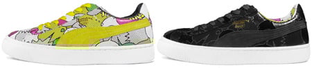 Puma Basket 68 Comic Book Print