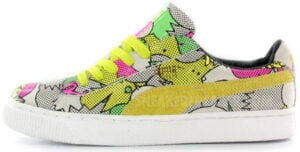Puma Basket 68 Comic Print