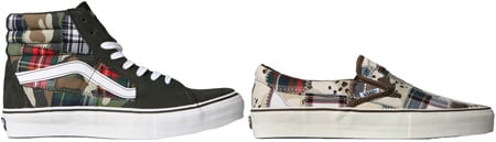 Vans SK8-Hi and Slip On Patchwork Camo