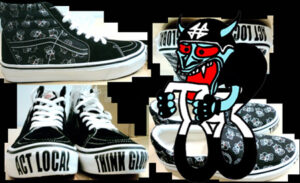 Vans Sk8-Hi and Slip-on x Beams x Madsaki