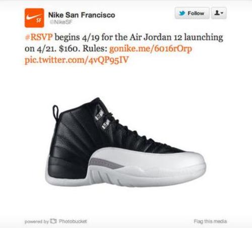 New Nike Twitter RSVP system