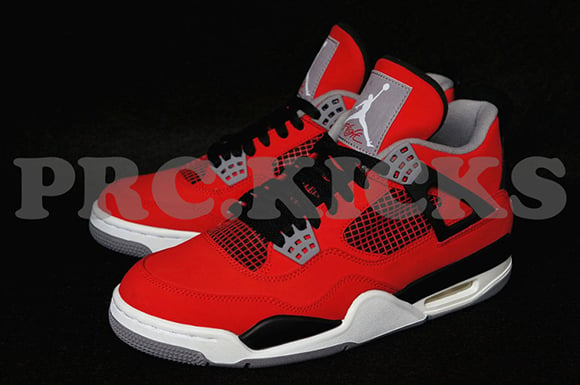 Air Jordan 4 (IV) Suede Fire Red 2013 Retro