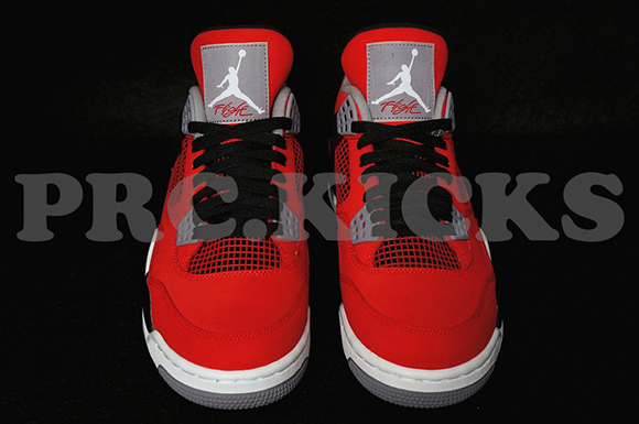 Air Jordan 4 (IV) Suede Fire Red 2013 Retro