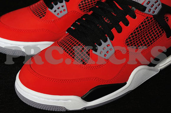 Air Jordan 4 (IV) Suede Fire Red 2013 Retro