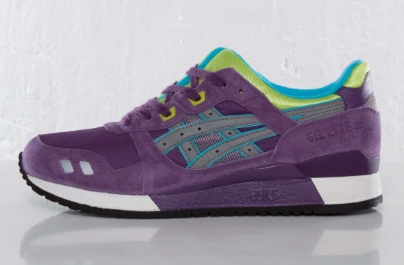 Asics Gel Lyte III Purple Blue Citron