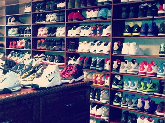 Chris Paul’s Sneaker Room