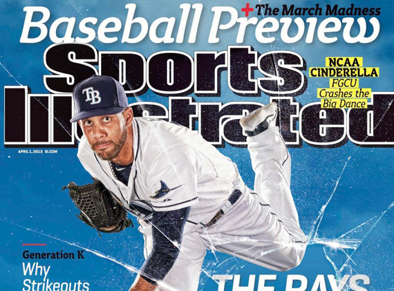 David Price in Air Jordan XI ‘Concord’ on Sports Illustrated Cover
