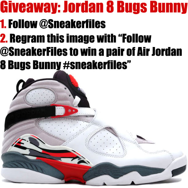 Giveaway: Air Jordan 8 Bugs Bunny 2013