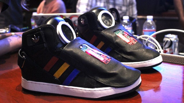 google talking sneakers