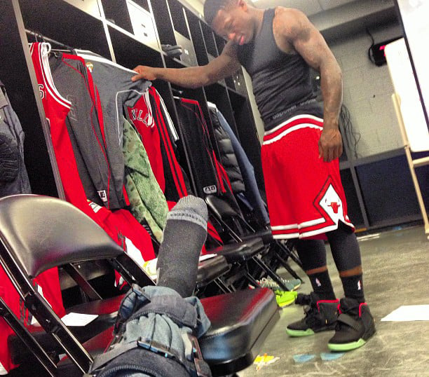 Nate Robinson Hoops in Nike Air Yeezy 2