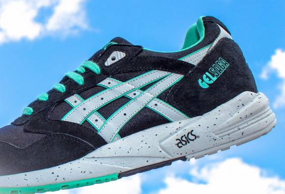 Now Available Asics Gel Saga Black Mint