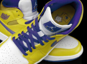 Nike Air Jordan Glow In The Dark Black And Gold Jordans