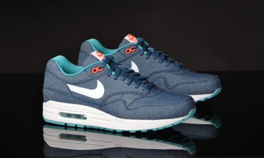 Now Available Nike Air Max 1 Denim Turquoise 