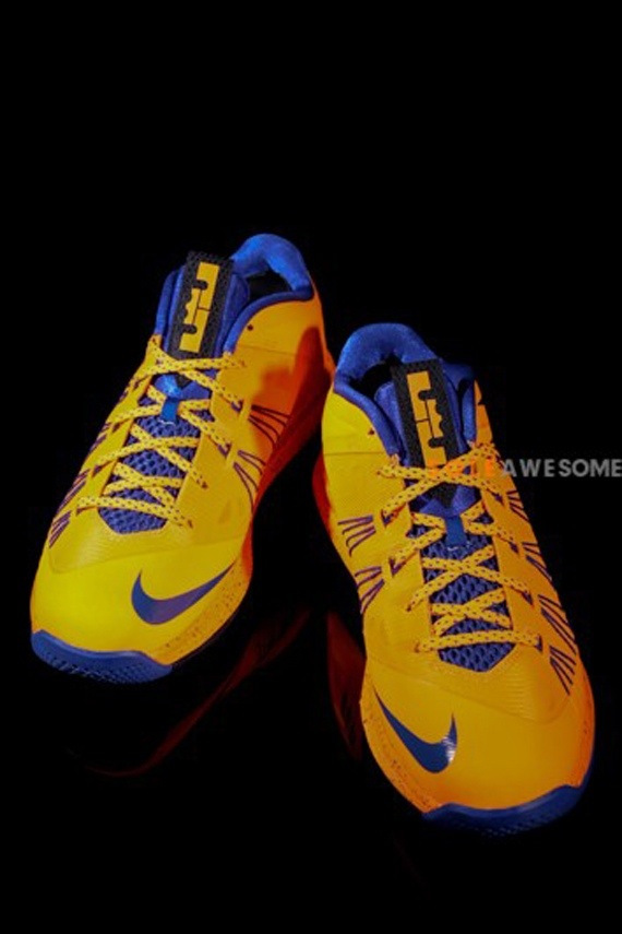 Orange Blue Nike LeBron X Low