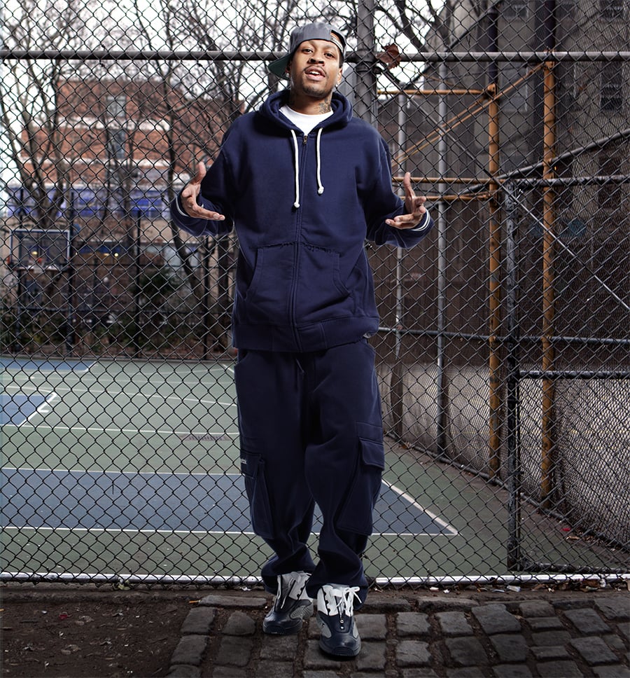 reebok answer iv on feet