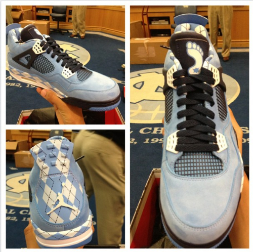 air jordan 4 unc tar heels pe