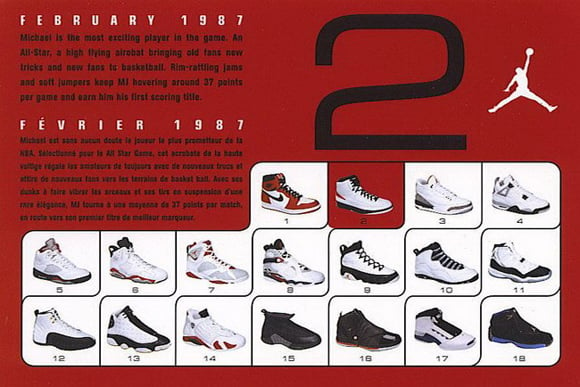 list of all retro jordans