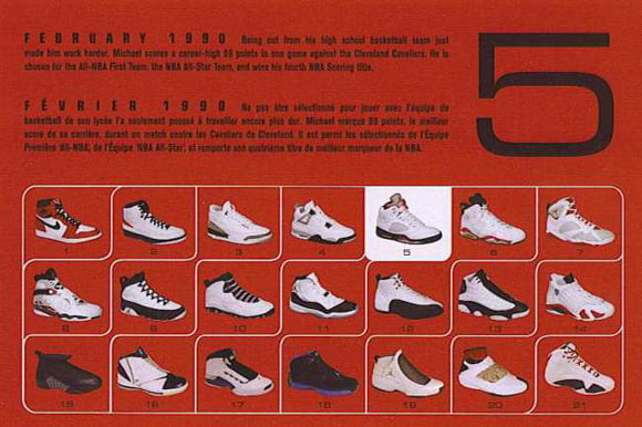 Air Jordan 5 Retro Card Back