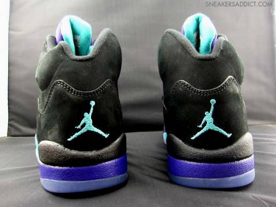 Air Jordan V 5 Black Grape Updated Images