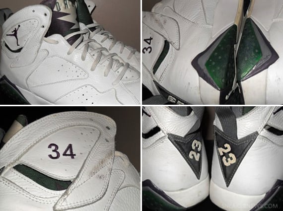 Air Jordan VII Ray Allen Milwaukee Bucks ‘Home’ PE